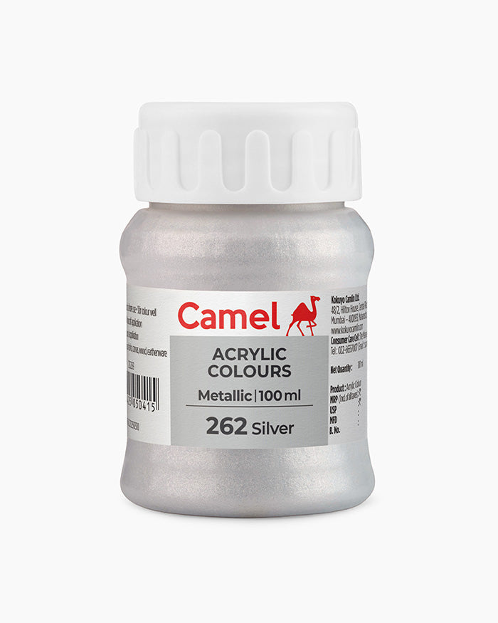 Camel Acrylic Colours - Metallic - 100 ml Bottle