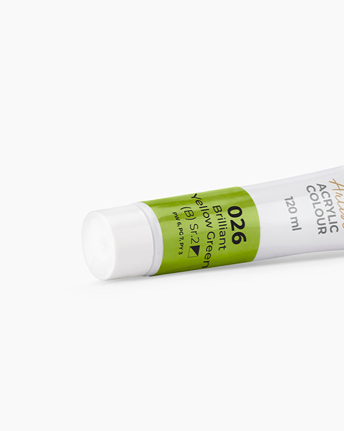 Camel Artist Acrylic Colours - Brilliant Yellow Green (026) 120 ml tube