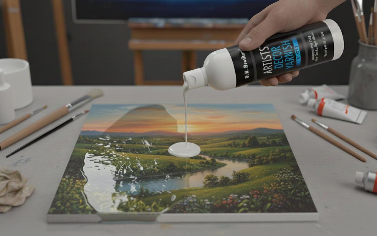 DN Brothers Artist's Decor Varnish - Gloss Finish, 100 ML