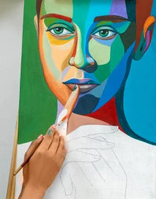 Camel Artist Gouache Colours - 24 Shades with Brushes