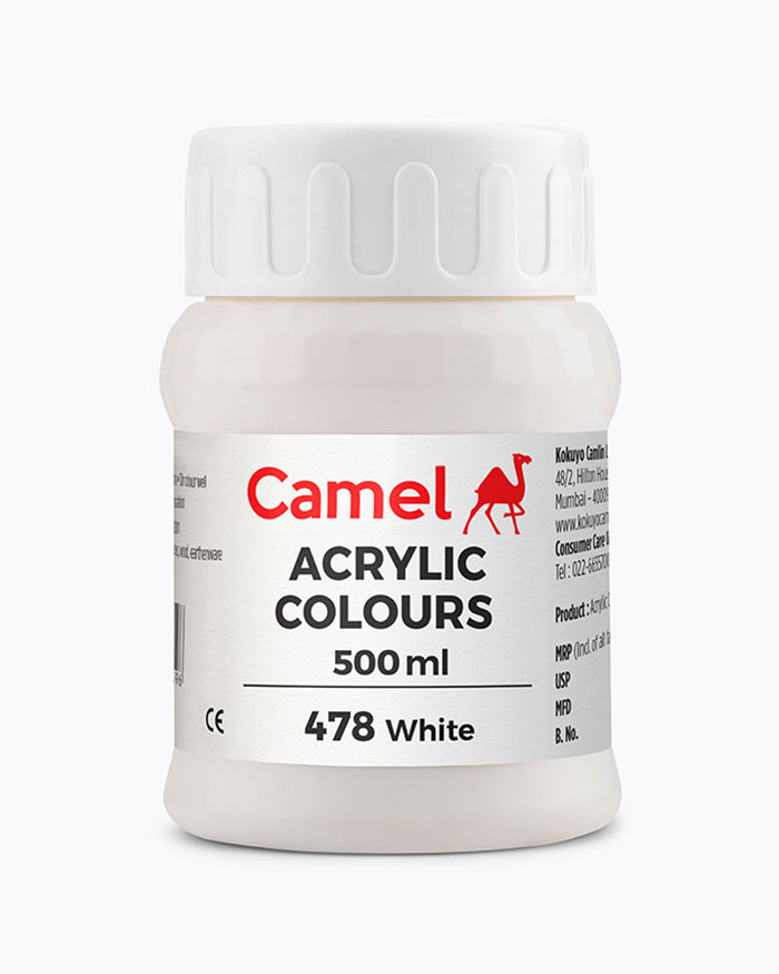 Camel Acrylic Colours | 500 ml Bottle