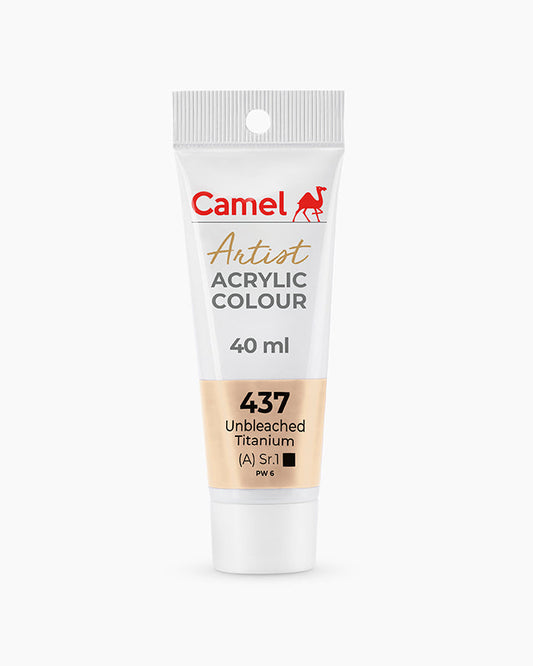 Camel Artist Acrylic Colours - Yellow Ochre (492) 40 ml tube