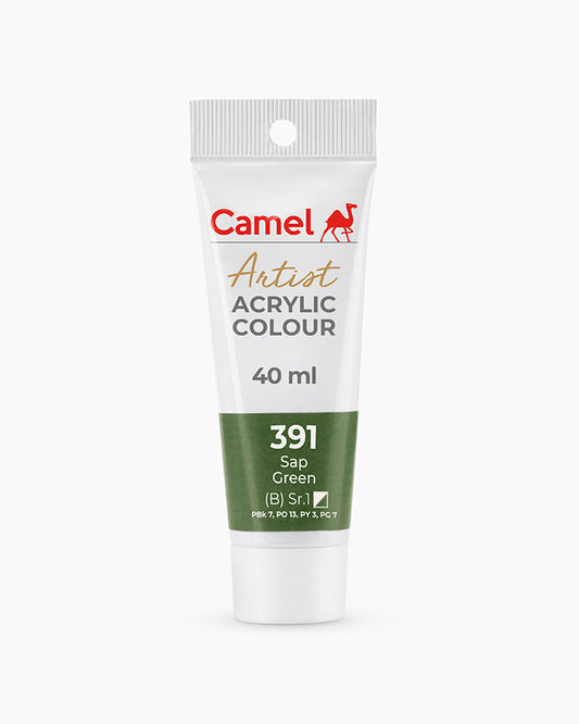 Camel Artist Acrylic Colours - Sap Green (391) 40 ml tube