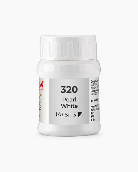 Camel Artist Acrylic Colours - Pearl White (320) 500 ml jar