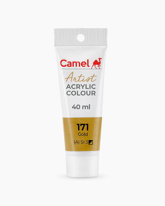 Camel Artist Acrylic Colours - Gold (171) 40 ml tube