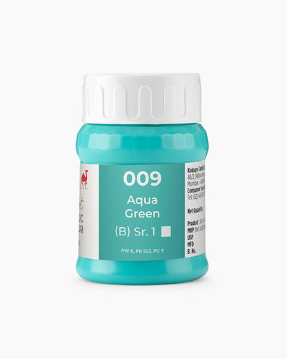 Camel Artist Acrylic Colours - Aqua Green (009) 500 ml jar
