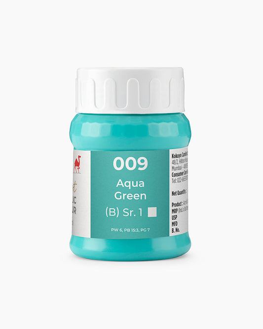 Camel Artist Acrylic Colours - Aqua Green (009) 500 ml jar