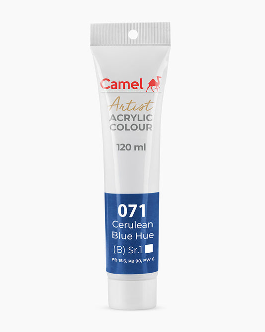 Camel Artist Acrylic Colours - Cerulean Blue Hue (071) 120 ml tube