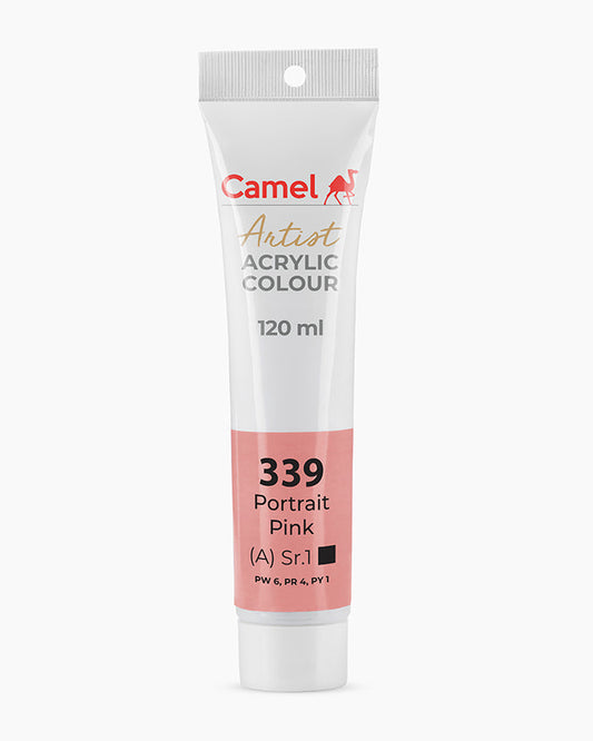 Camel Artist Acrylic Colours - Portrait Pink (339) 120 ml tube