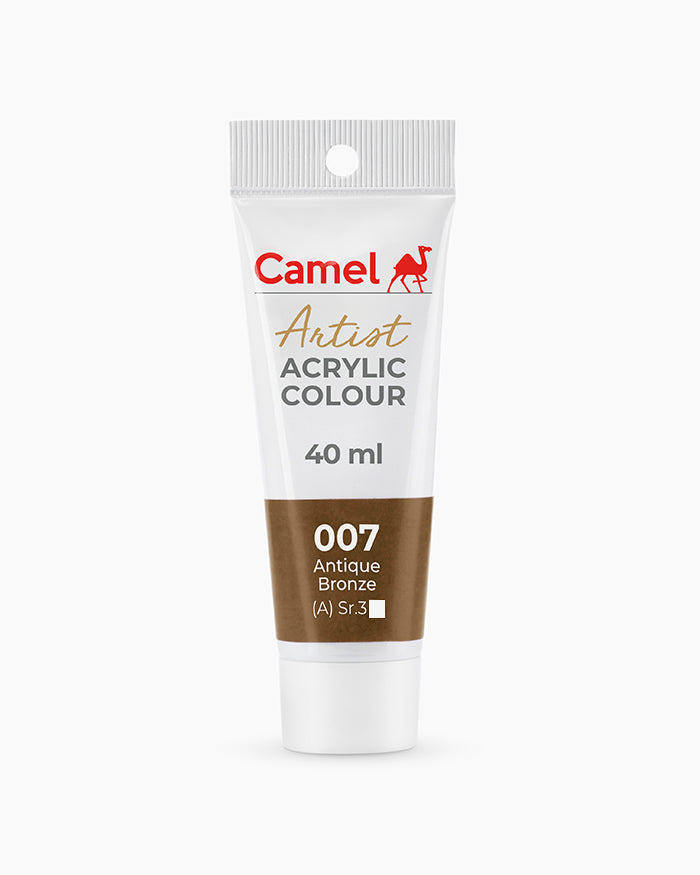 Camel Artist Acrylic Colours - Antique Bronze (007) 40 ml tube