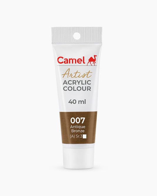 Camel Artist Acrylic Colours - Antique Bronze (007) 40 ml tube