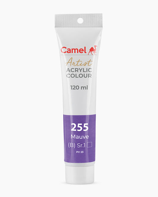 Camel Artist Acrylic Colours - Mauve (255) 120 ml tube