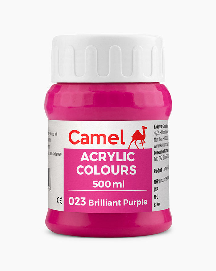 Camel Acrylic Colours | 500 ml Bottle