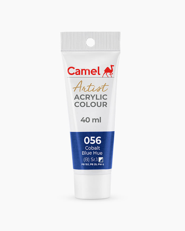 Camel Artist Acrylic Colours - Cobalt Blue Hue (056) 40 ml tube