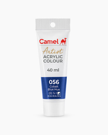 Camel Artist Acrylic Colours - Cobalt Blue Hue (056) 40 ml tube