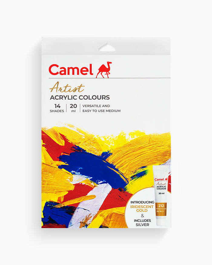 Camel Artist Acrylic Colours - 14 shades in 20 ml