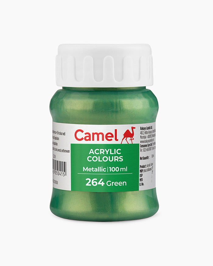 Camel Acrylic Colours - Metallic - 100 ml Bottle