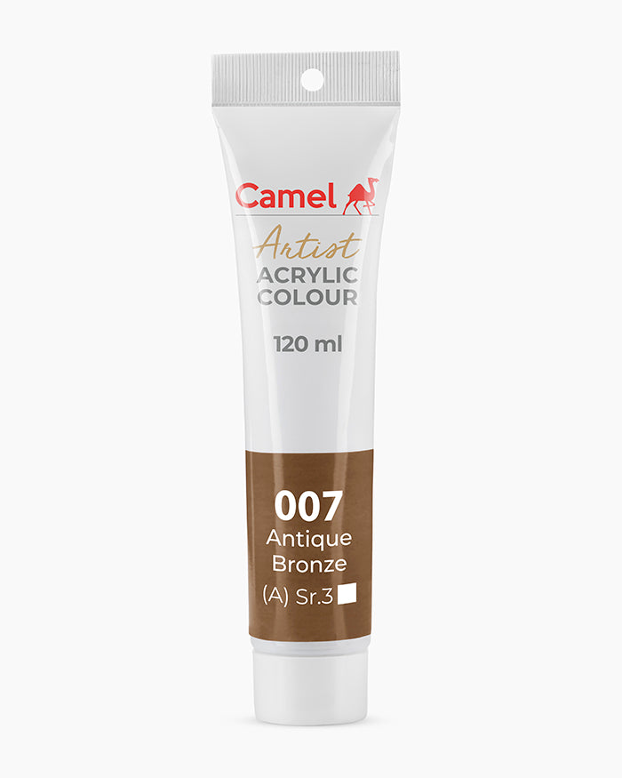 Camel Artist Acrylic Colours - Antique Bronze (007) 120 ml tube