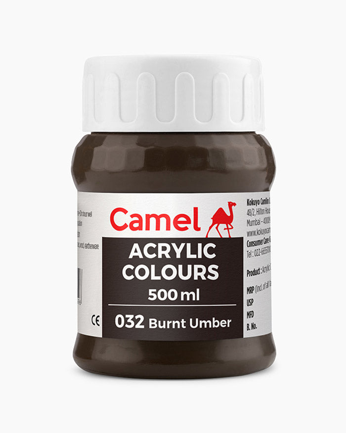 Camel Acrylic Colours | 500 ml Bottle