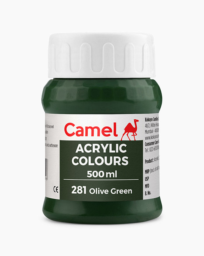 Camel Acrylic Colours | 500 ml Bottle