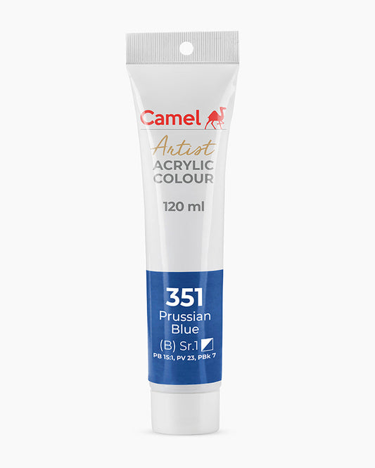 Camel Artist Acrylic Colours - Prussian Blue (351) 120 ml tube