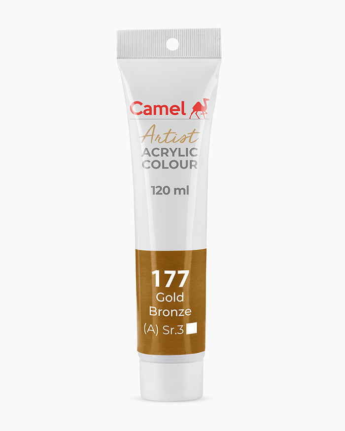 Camel Artist Acrylic Colours - Gold Bronze (177) 120 ml tube