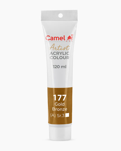 Camel Artist Acrylic Colours - Gold Bronze (177) 120 ml tube