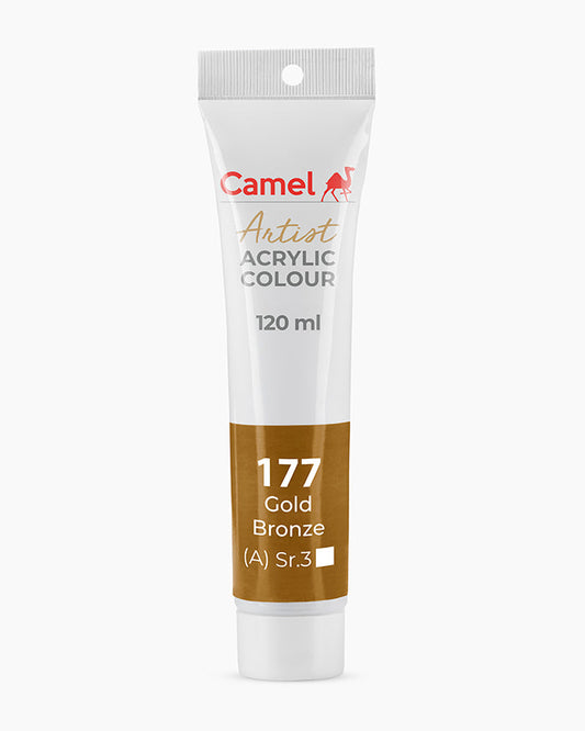 Camel Artist Acrylic Colours - Gold Bronze (177) 120 ml tube