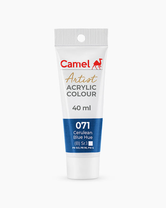 Camel Artist Acrylic Colours - Cerulean Blue Hue (071) 40 ml tube