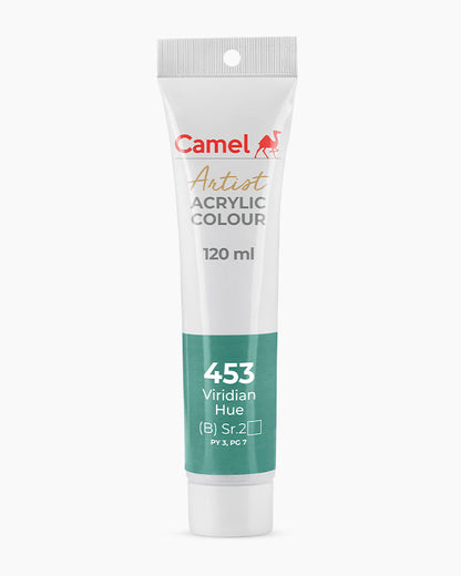 Camel Artist Acrylic Colours - Viridian Hue (453) 120 ml tube