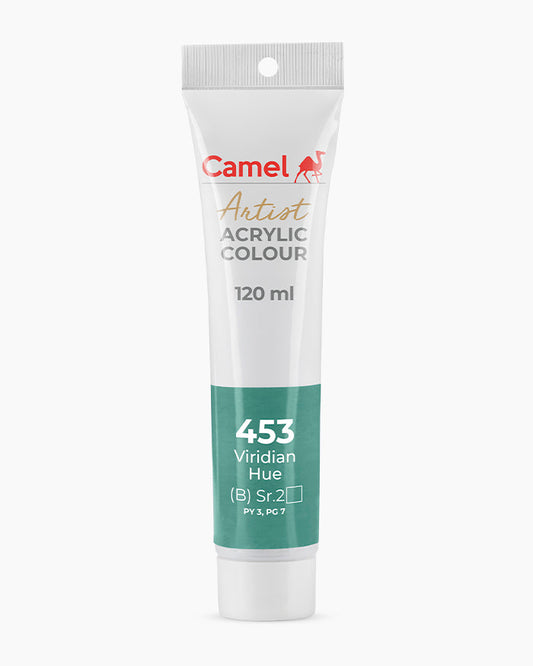 Camel Artist Acrylic Colours - Viridian Hue (453) 120 ml tube