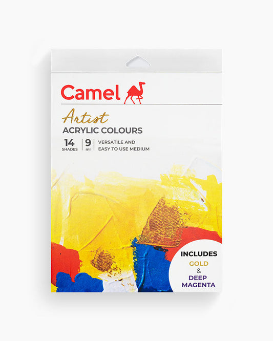 Camel Artist Acrylic Colours - 14 shades in 9 ml
