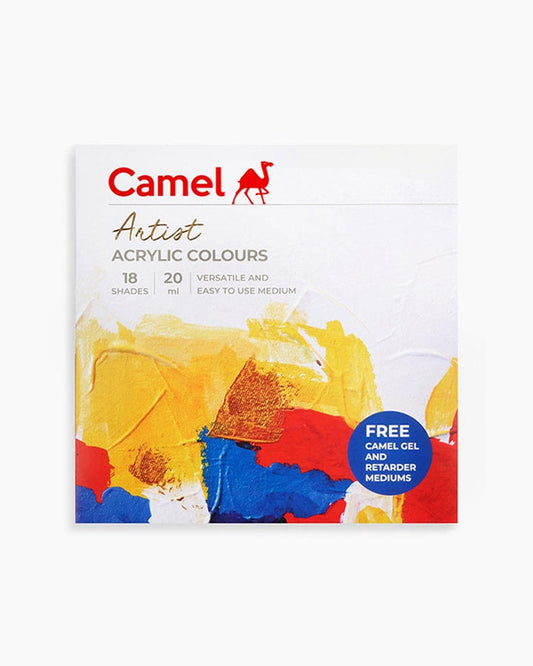Camel Artist Acrylic Colours - 18 shades in 20 ml