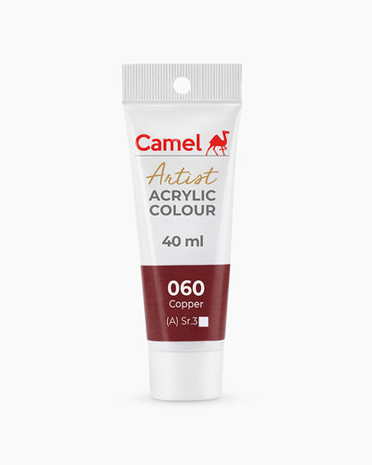 Camel Artist Acrylic Colours - Copper (060) 40 ml tube