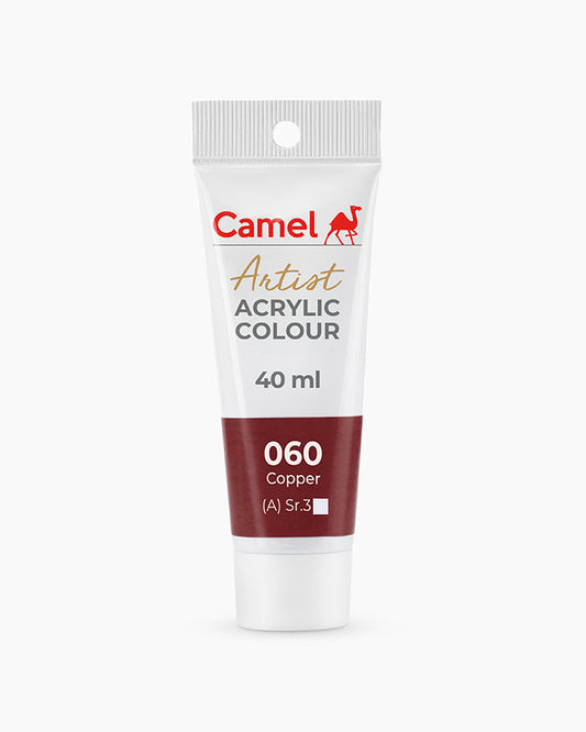 Camel Artist Acrylic Colours - Copper (060) 40 ml tube