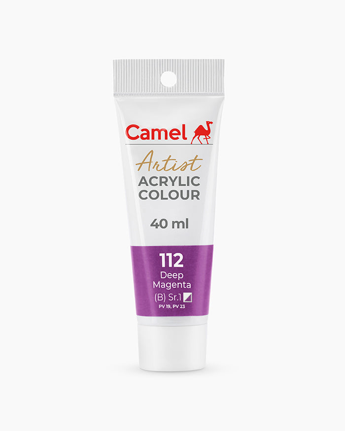 Camel Artist Acrylic Colours - Yellow Ochre (492) 40 ml tube
