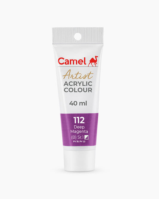 Camel Artist Acrylic Colours - Yellow Ochre (492) 40 ml tube