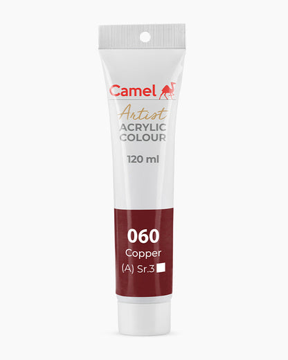 Camel Artist Acrylic Colours - Copper (060) 120 ml tube