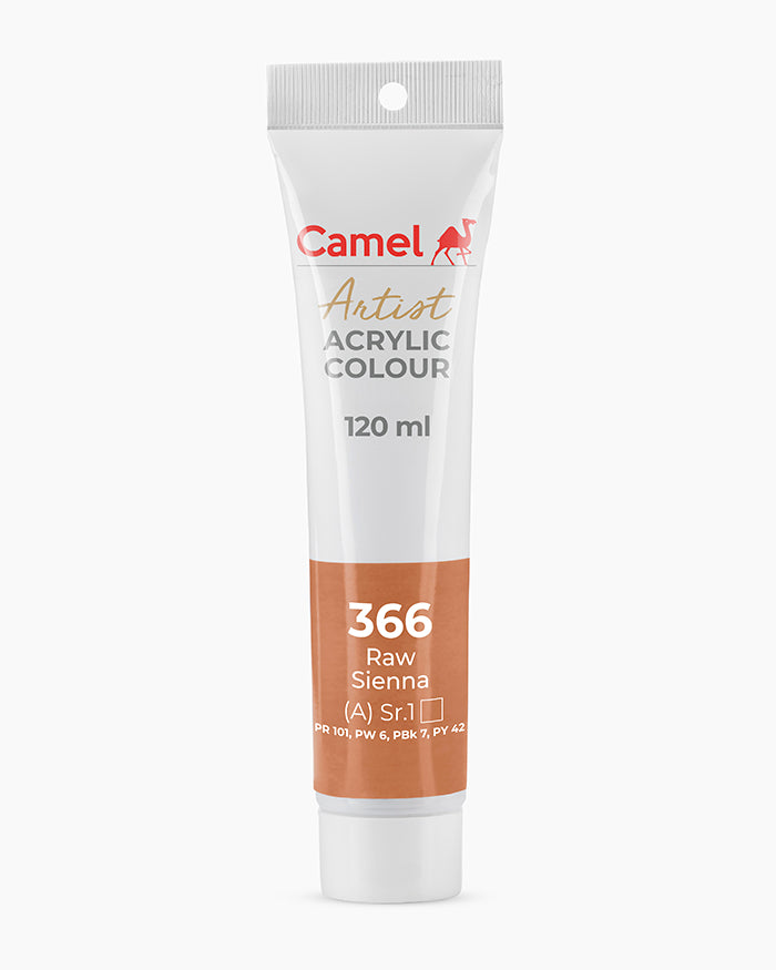 Camel Artist Acrylic Colours - Raw Sienna (366) 120 ml tube