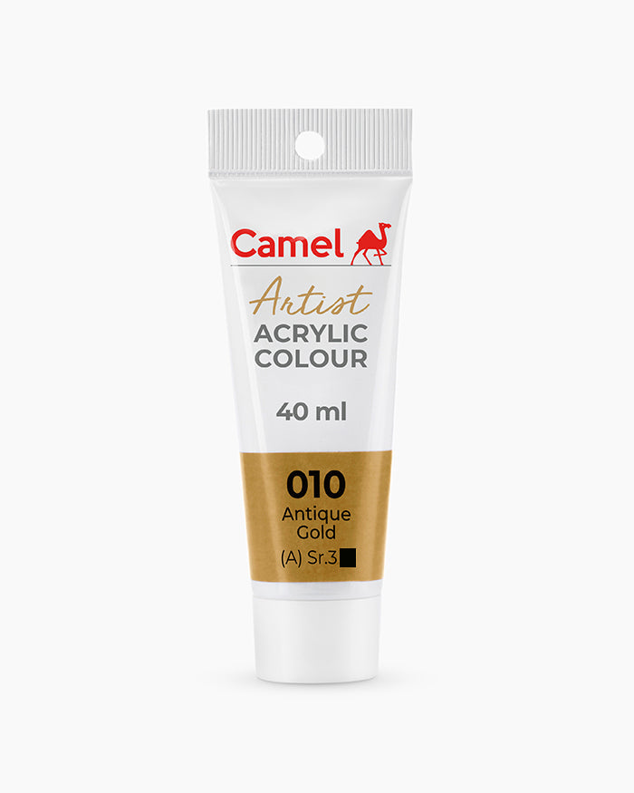 Camel Artist Acrylic Colours - Antique Gold (010) 40 ml tube