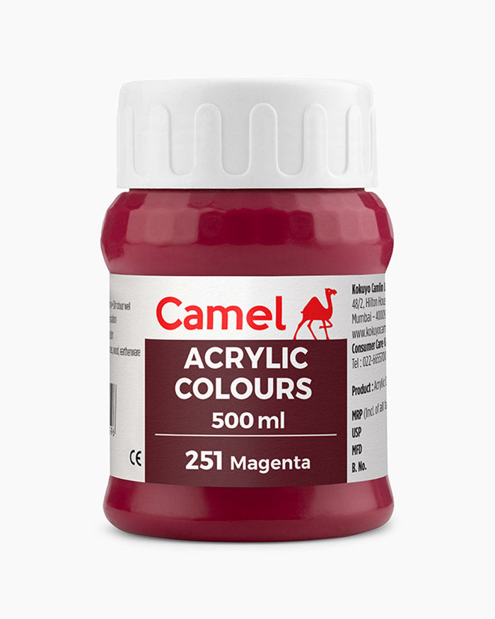 Camel Acrylic Colours | 500 ml Bottle