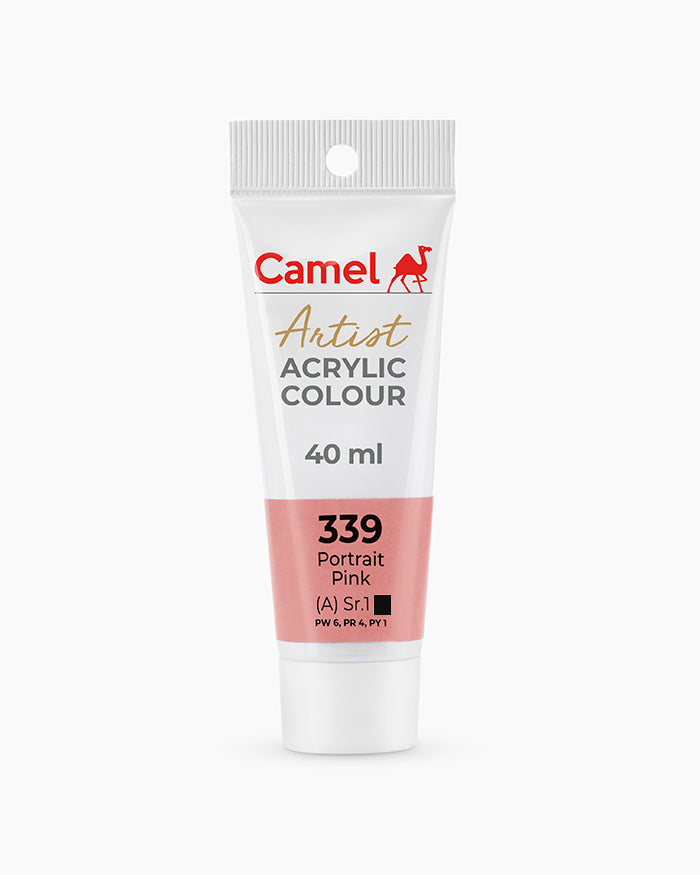 Camel Artist Acrylic Colours - Portrait Pink (339) 40 ml tube