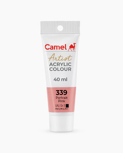 Camel Artist Acrylic Colours - Portrait Pink (339) 40 ml tube