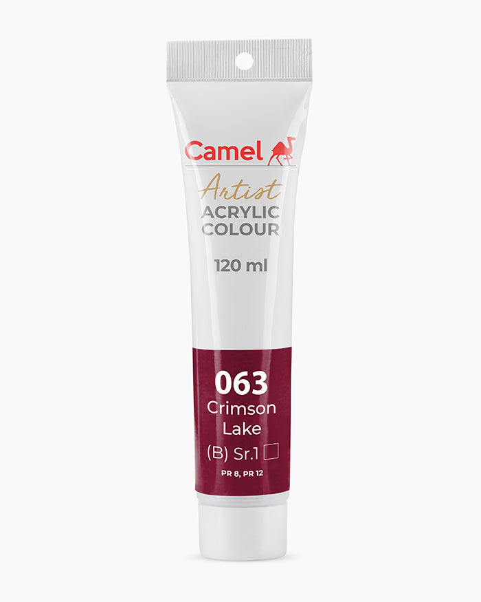 Camel Artist Acrylic Colours - Crimson Lake (063) 120 ml tube