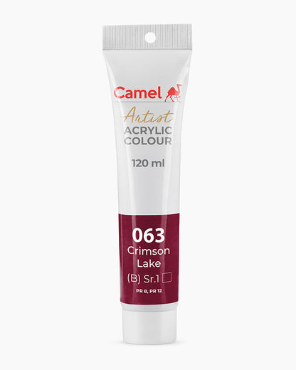Camel Artist Acrylic Colours - Crimson Lake (063) 120 ml tube