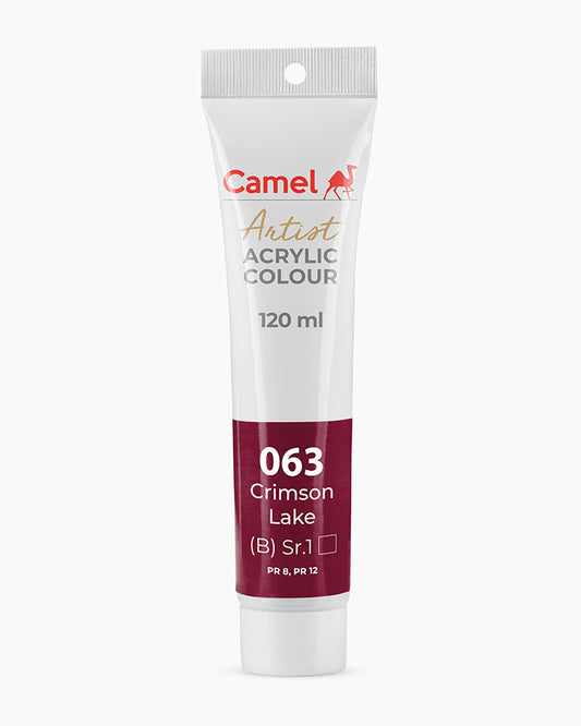 Camel Artist Acrylic Colours - Crimson Lake (063) 120 ml tube