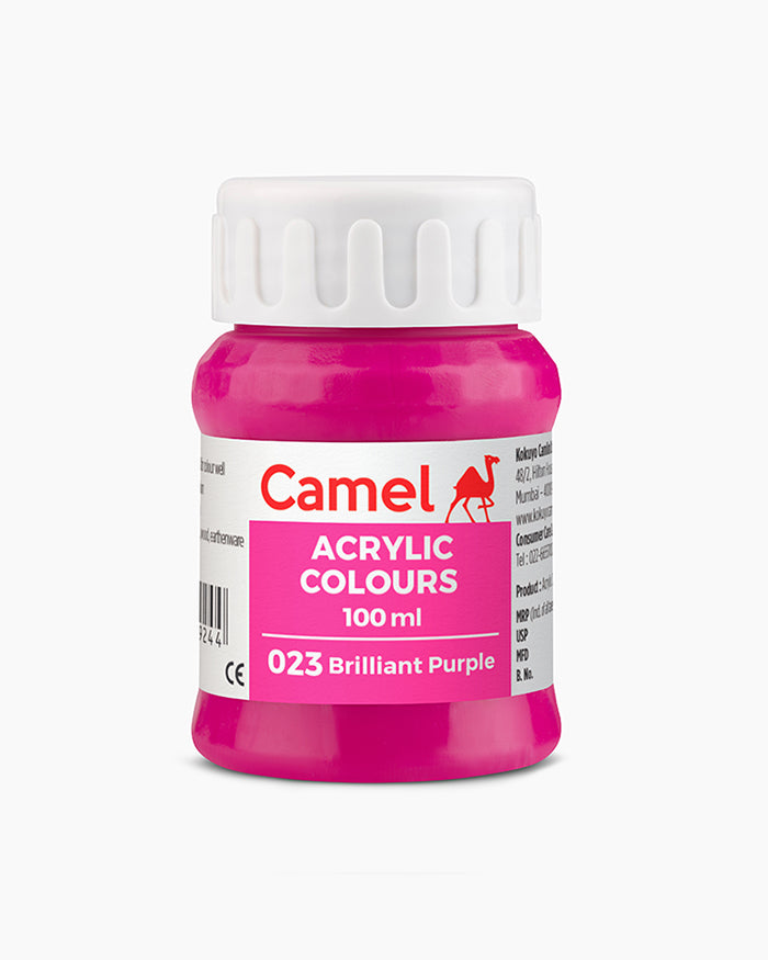 Camel Acrylic Colours - 100 ml Jar