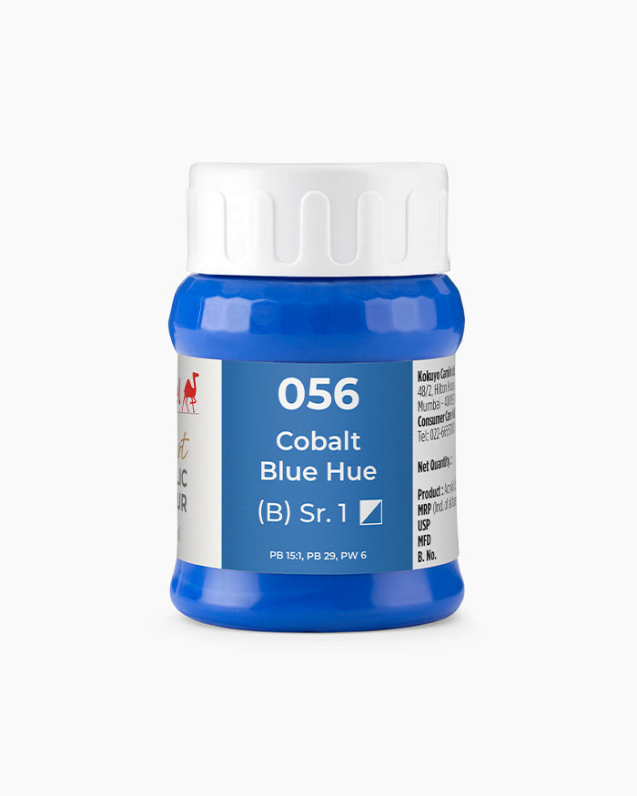 Camel Artist Acrylic Colours - Cobalt Blue Hue (056) 500 ml jar