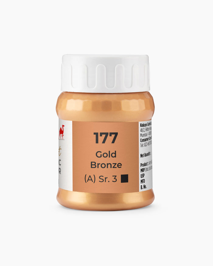 Camel Artist Acrylic Colours - Gold Bronze (177) 500 ml jar