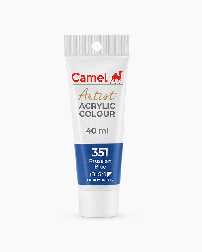 Camel Artist Acrylic Colours - Prussian Blue (351) 40 ml tube